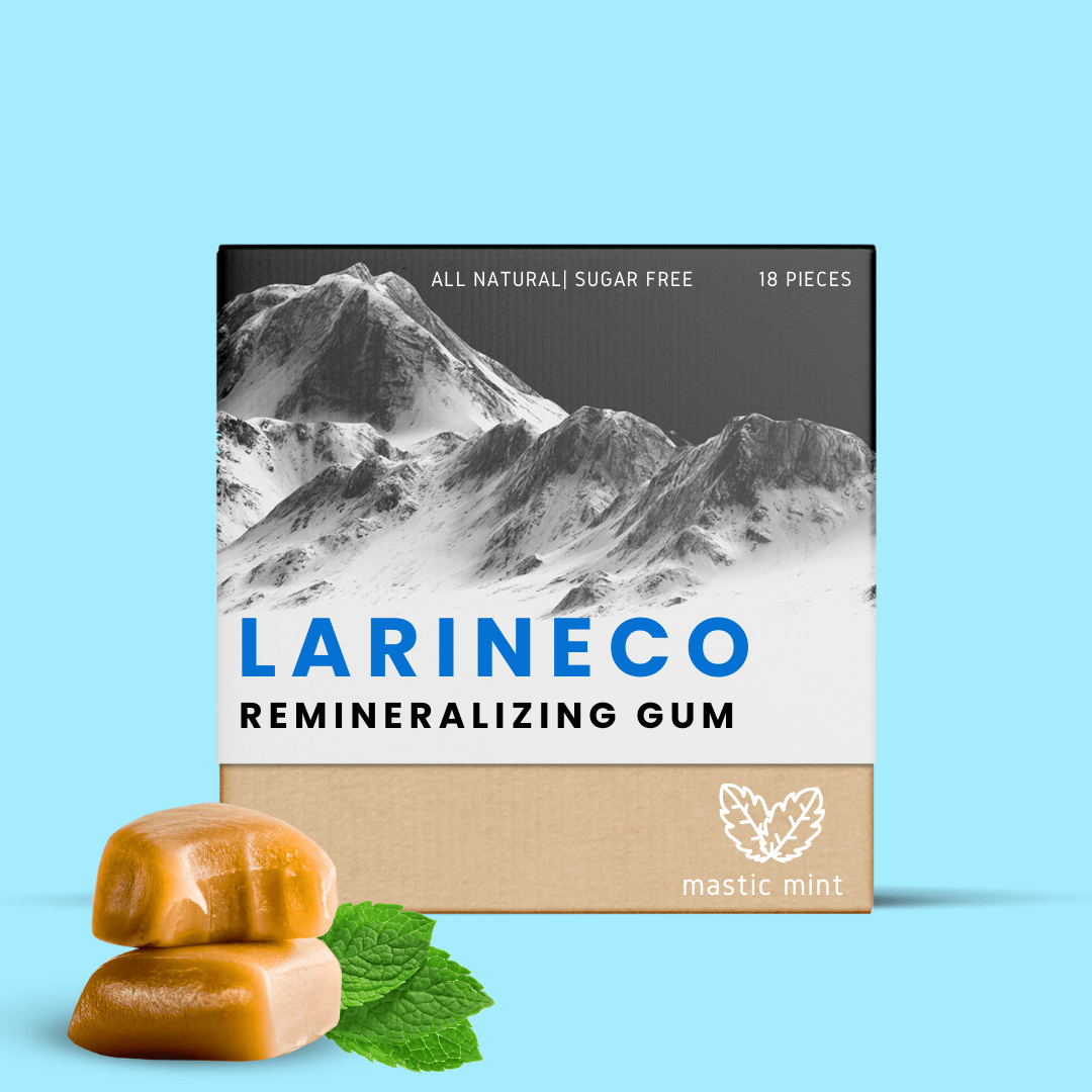 Larineco Remineralizing Gum with Mastic Mint - 18 Pieces