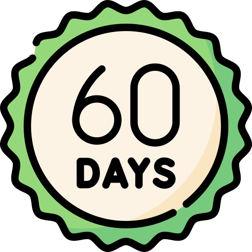 60-day guarantee badge