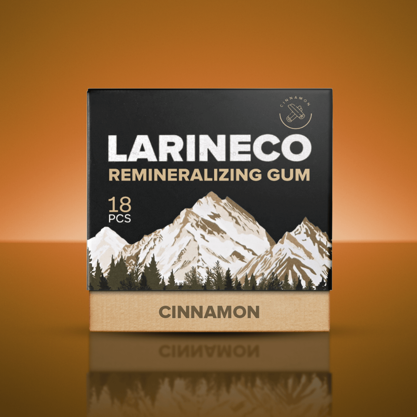 Larineco Cinnamon Remineralizing Gum Box (18 Pcs)