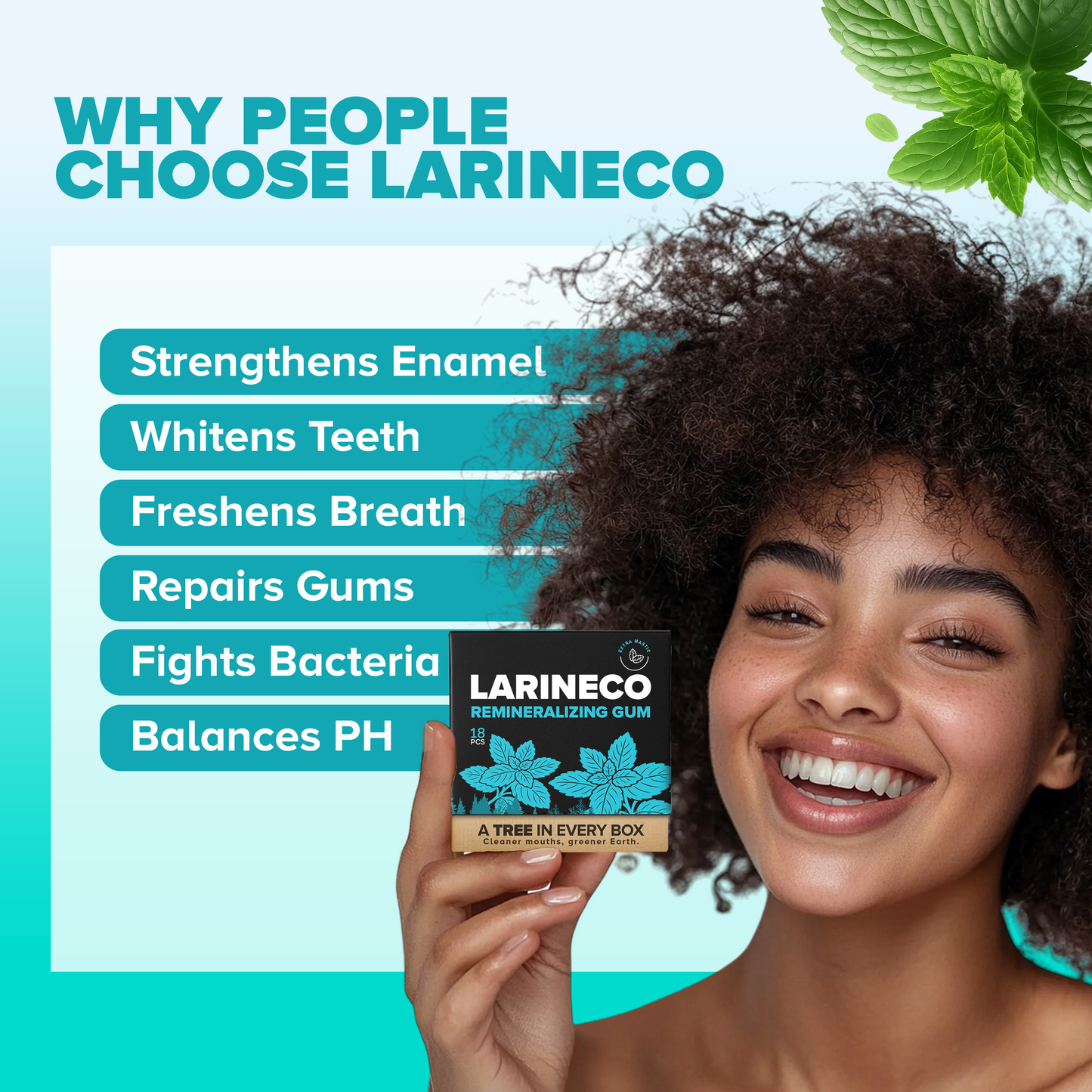 Larineco remineralizing gum benefits, ExtraMastic4