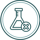 Chemical experiment failed icon