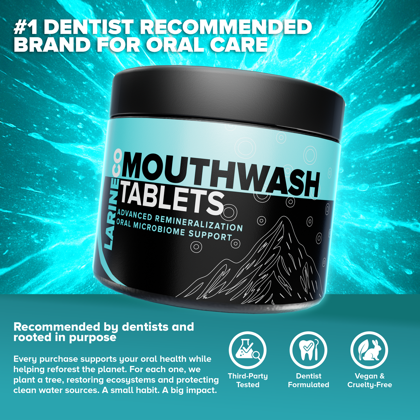 Larineco™️ - Remineralizing Mouthwash Tablets