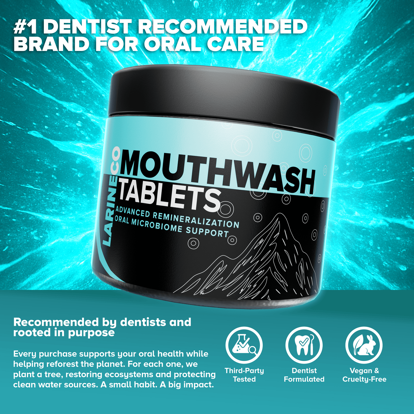 Mouthwash Tablets for Oral Care