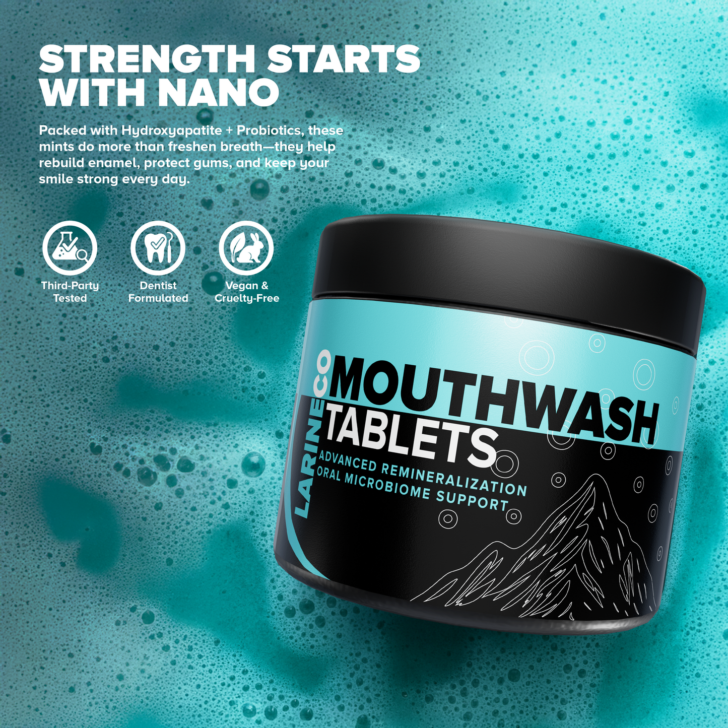 Larineco™️ - Remineralizing Mouthwash Tablets