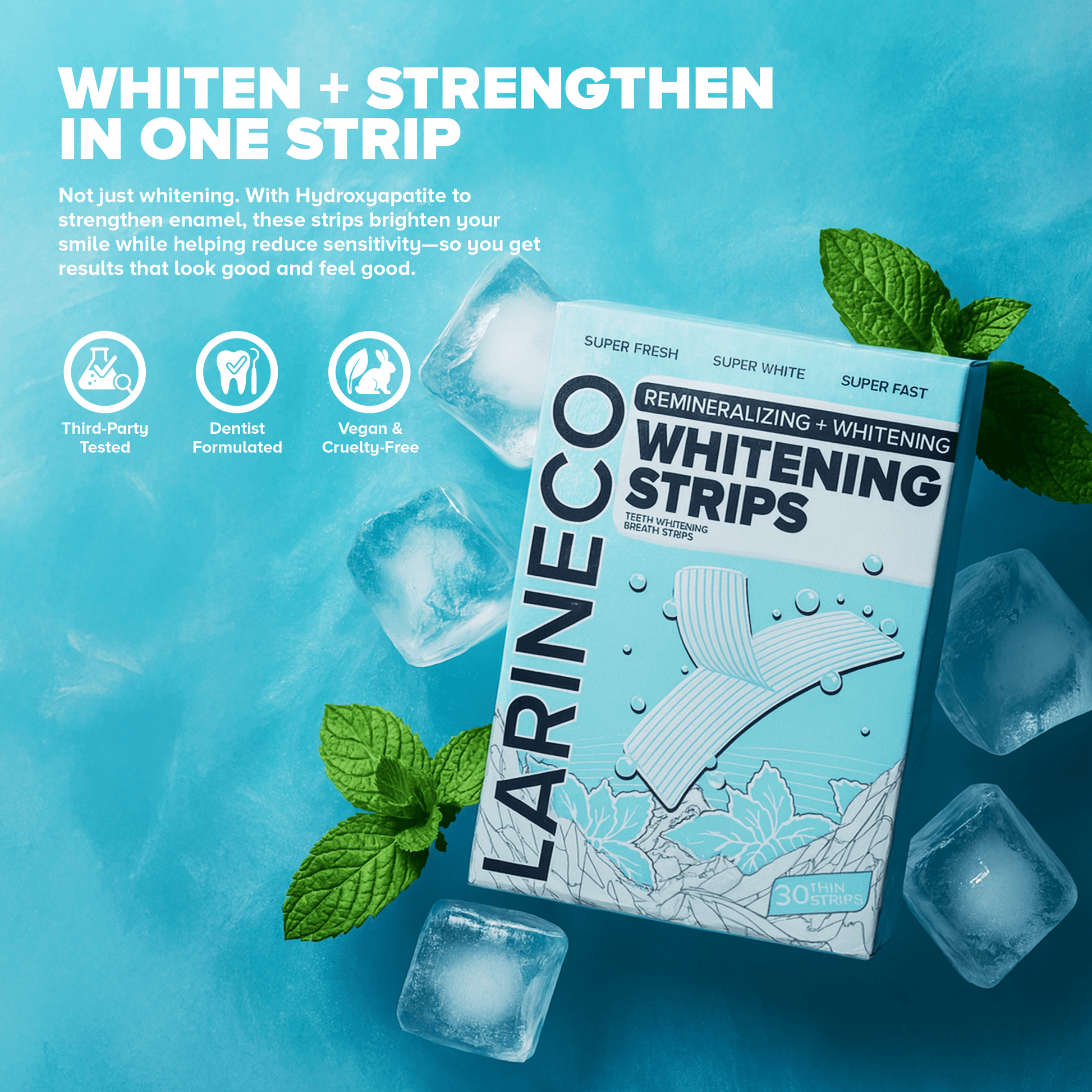 Probiotic5 Whitening Strips - Whiten & Strengthen Teeth