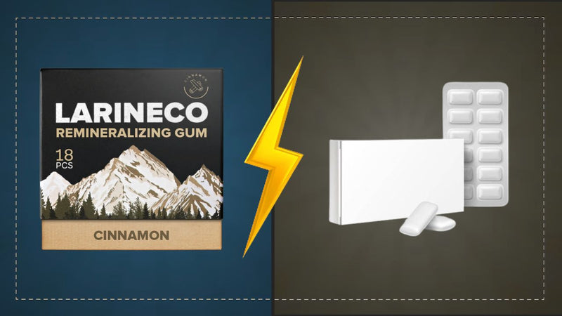 LarineCo Remineralizing Gum vs Conventional Gum: What’s the Real Difference?