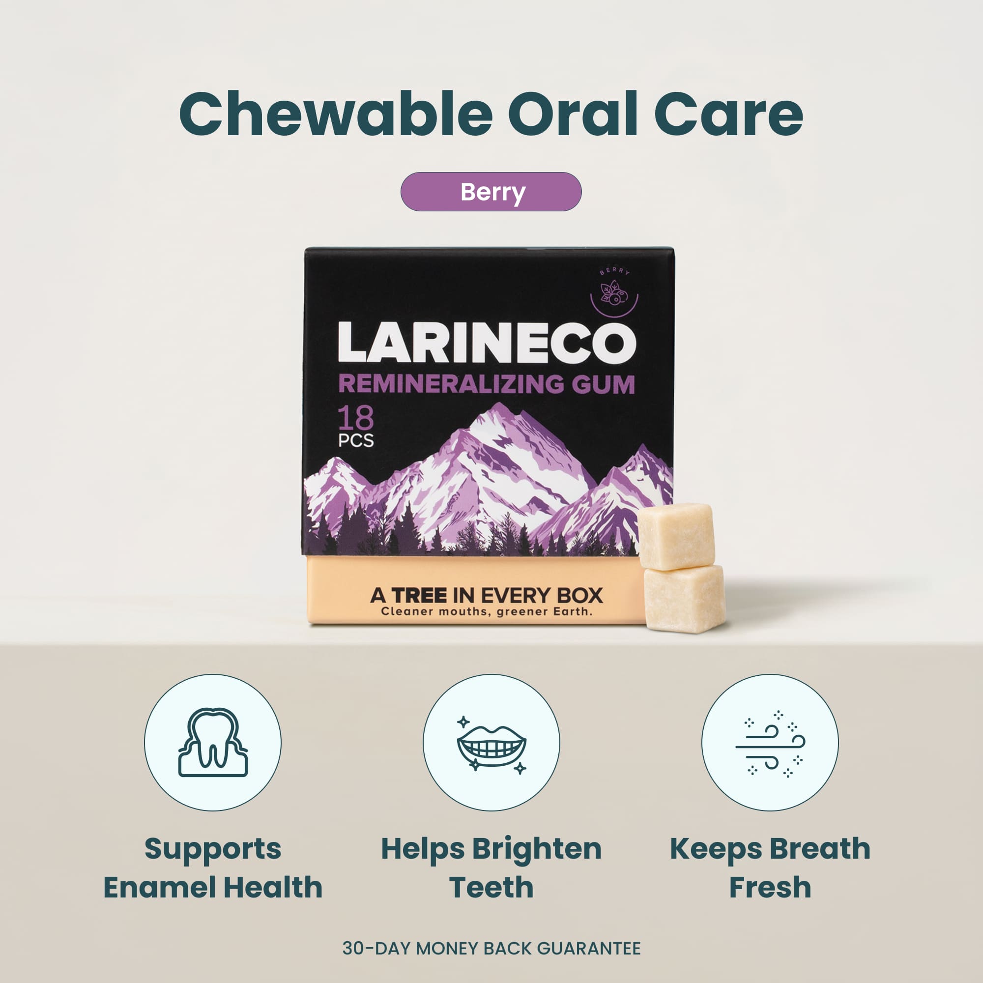Larineco™️ - Berry Remineralizing Gum