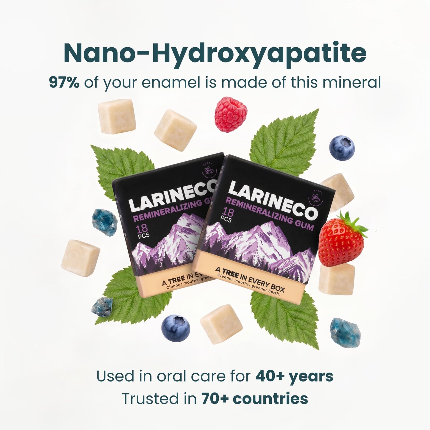 Larineco™️ - Berry Remineralizing Gum