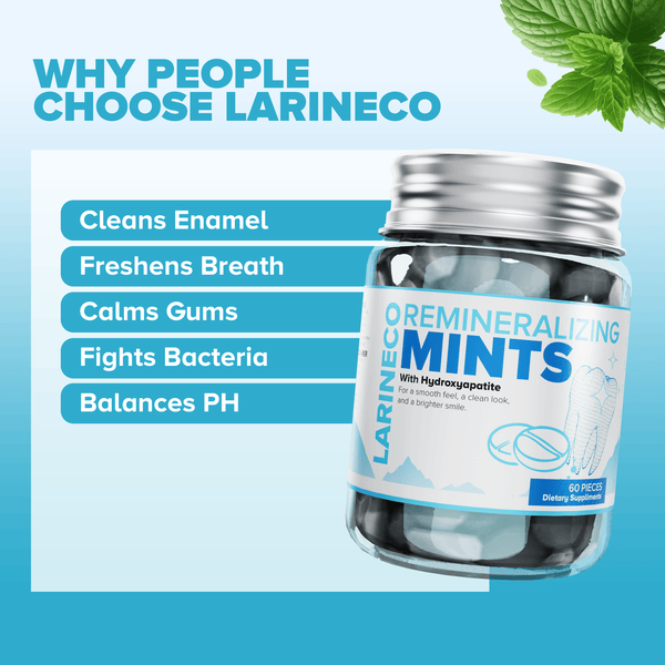 Larineco Remineralizing Mints for Fresh Breath