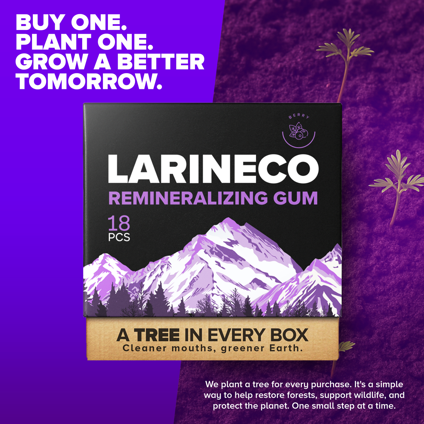 Larineco™️ - Berry Remineralizing Gum