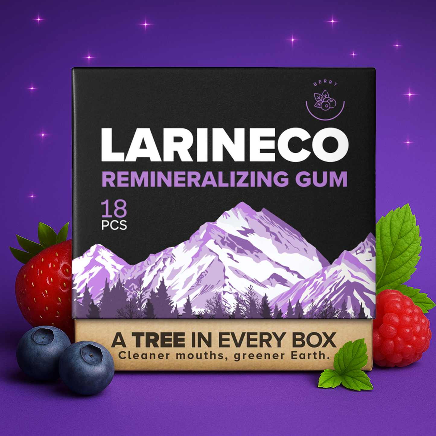 Larineco™️ - Berry Remineralizing Gum