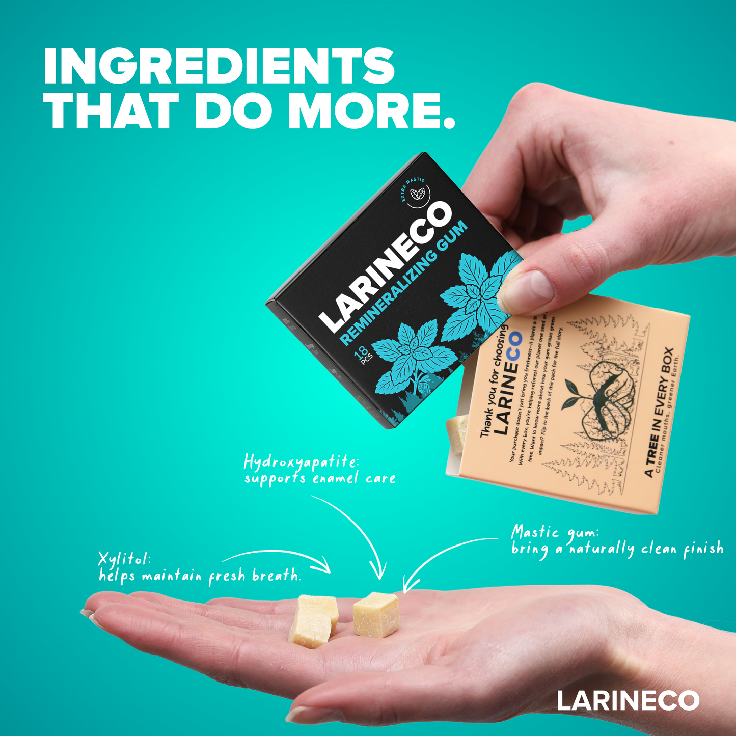 Larineco™️ - Extra Mastic Remineralizing Gum