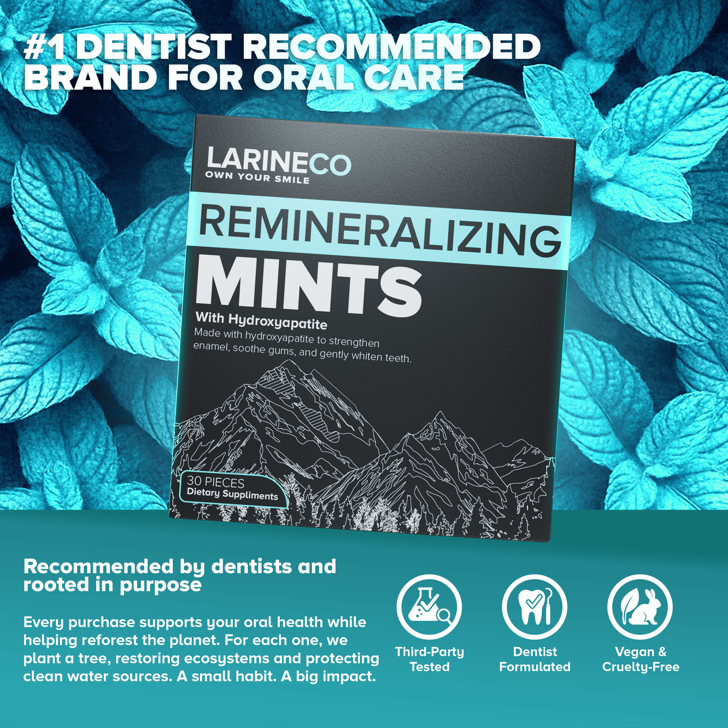 Larineco Remineralizing Mints - Dentist Recommended Oral Care