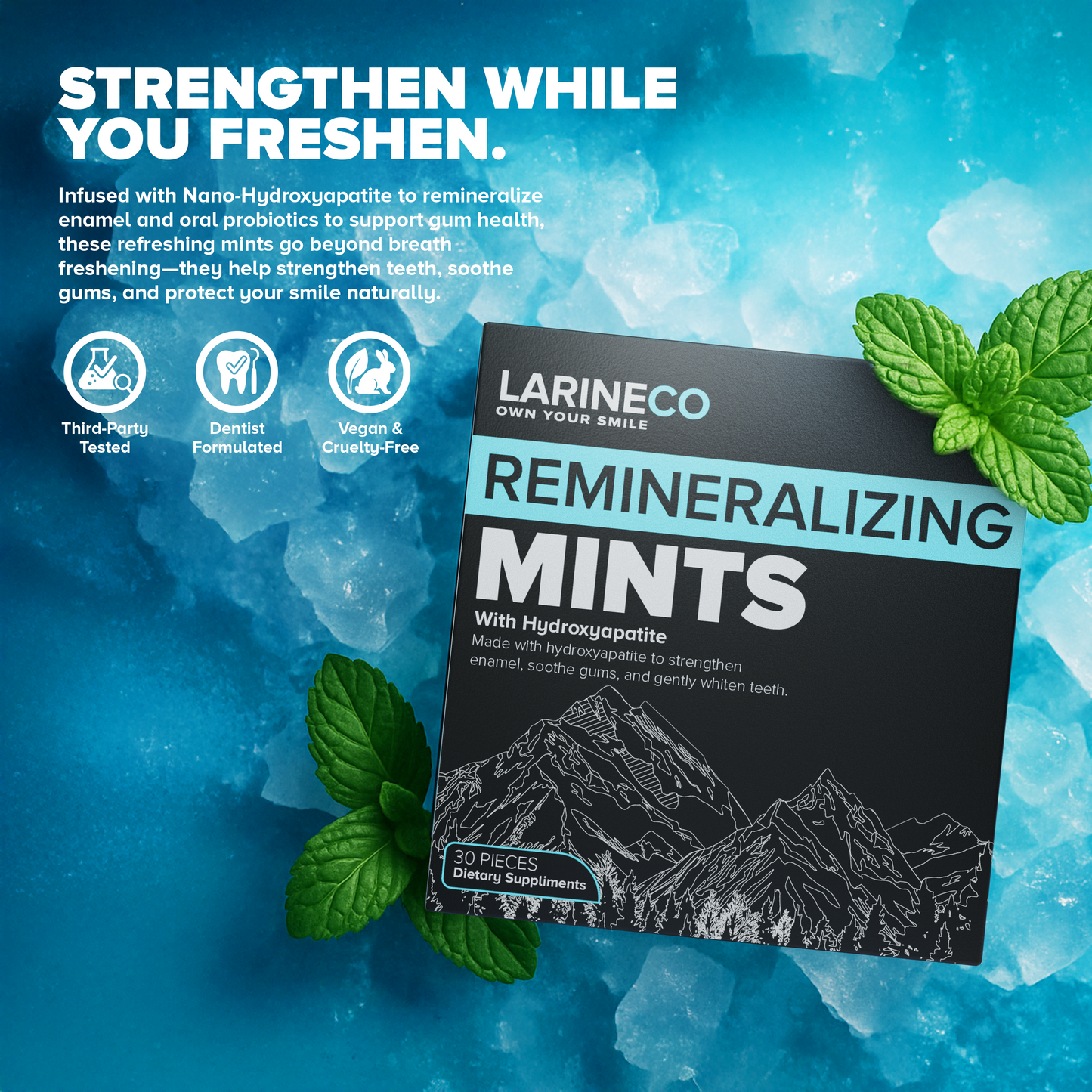 Larineco Remineralizing Mints - Strengthen & Freshen