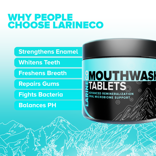 Larineco™️ - Remineralizing Mouthwash Tablets