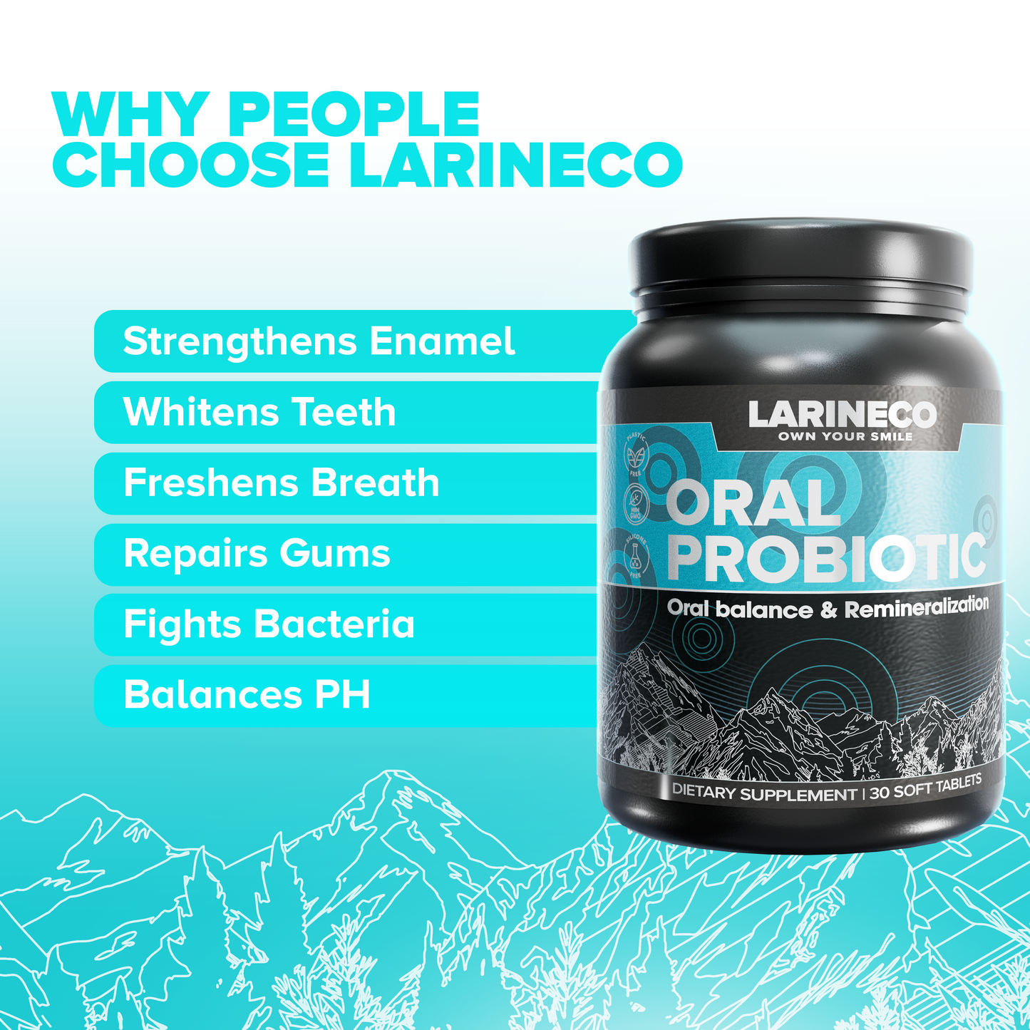 Larineco™️ - Balance & Remineralization Probiotic Pill
