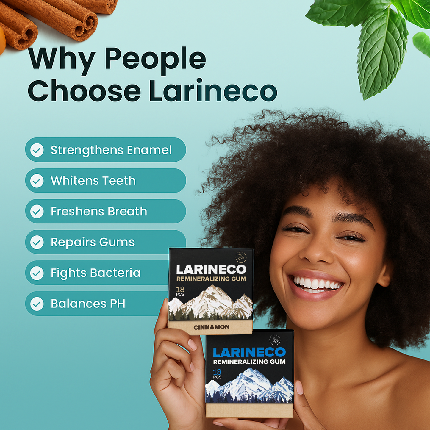 Larineco™️ - Remineralizing Gum