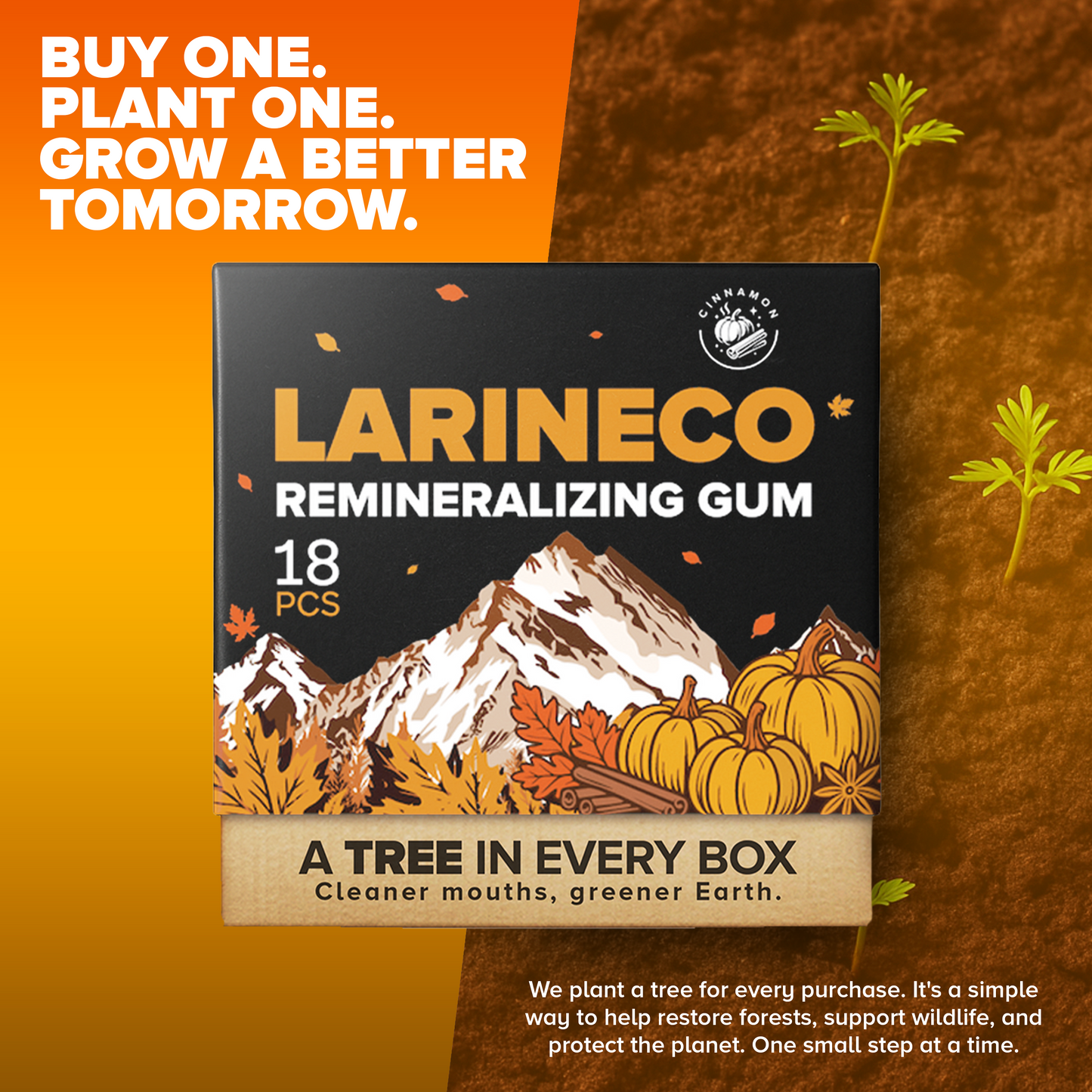 Larineco™️ - Pumpkin Spice Remineralizing Gum