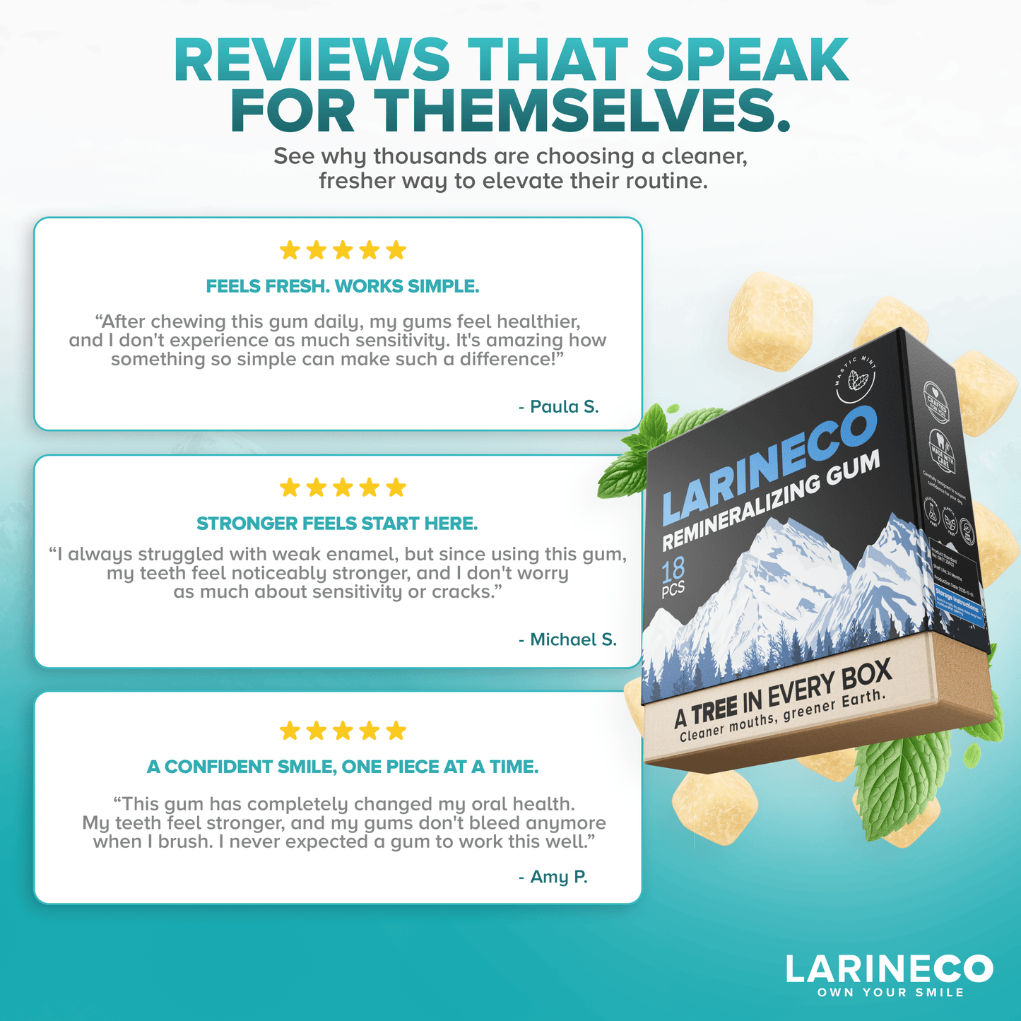 Larineco™️ - Remineralizing Gum