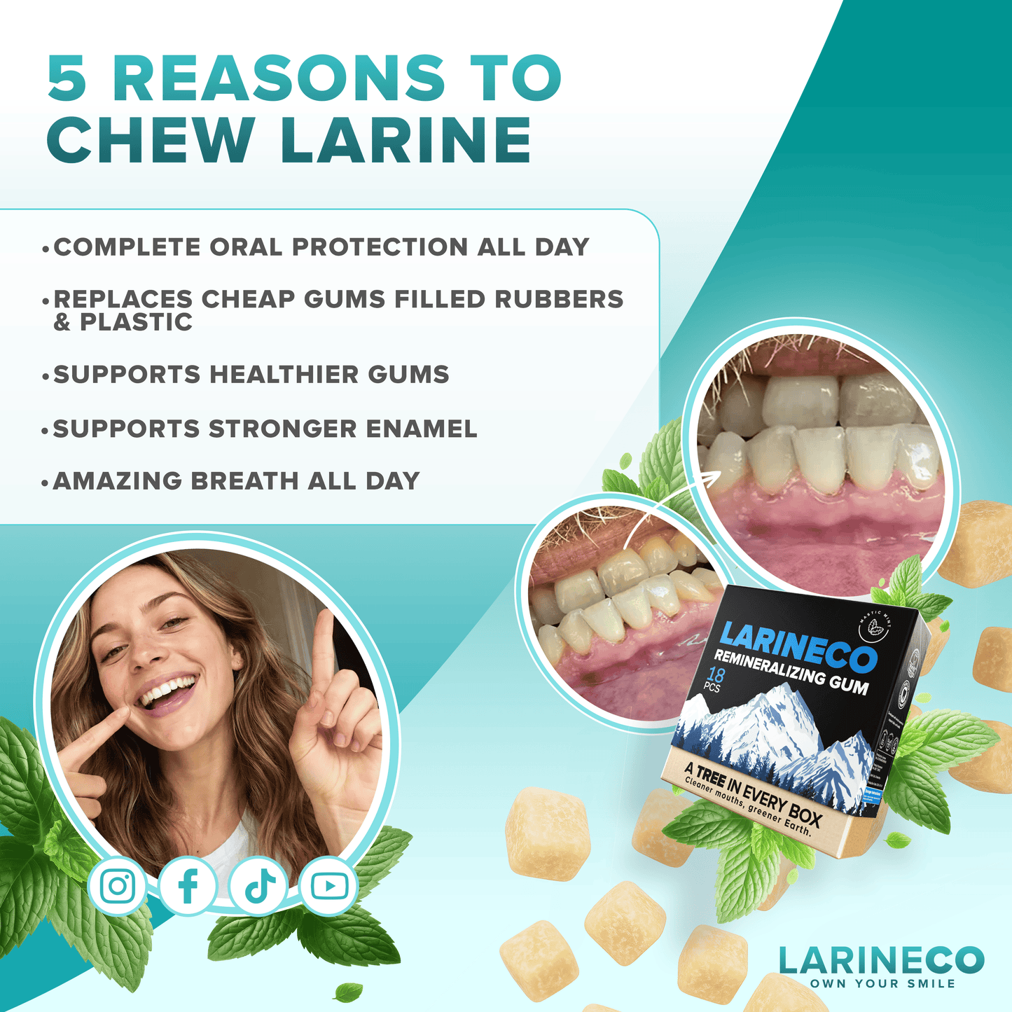 Larineco™️ - Remineralizing Gum