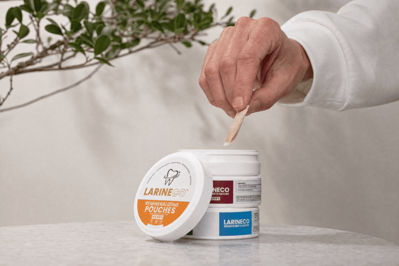 Larineco launches remineralizing oral pouch