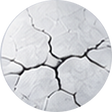 1. Weakened enamel